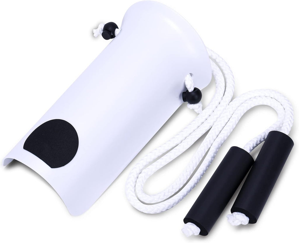 CAidRE Sock Aid - Wide 3.93" Sock Aid with Foam Handles, Sock Aide Device for Seniors, Sock Helper Easy On Easy Off for Regular Socks, White