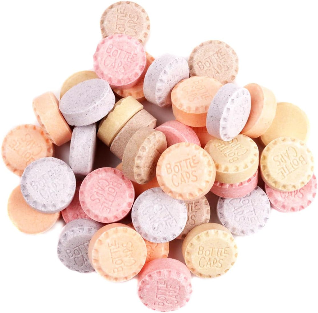 Bottle Caps Candy – Classic Soda Flavored Hard Candy, Retro Candy Rolls Individually Wrapped Bulk Candy for Parties, Events & Sharing – Approx. 90–110 Pieces per 1 lb