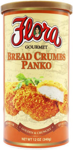 Flora Fine Foods Bread Crumbs - Italian Panko Bread Crumbs 12 oz, Authentic Italian Origin, Golden Crispy Texture, All-Natural Ingredients, Perfect for Italian Dishes, Gourmet Quality