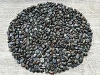 WHOLESALE Natural Semi Tumbled Flame Gemstone Chips, Flame Crushed Mini Crystals, Undrilled Crystal Chips (Flame, 1 Pound)