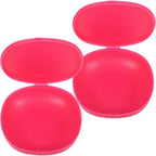 Storage Box Portable Holder Compact Travel Case for Feminine Care Reusable Case with 2-Pack Small Silicone Cups Carrying Organizer