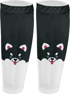 Leg Sleeve for Men Women Sports Elastic Calf Compression Sleeve Footless Compression Socks Soccer Calf Sleeves