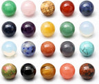 Crystal Sphere Ball Set, Gemstone Sphere Balls, Natural Gemstone Polished Sphere Collection, Assorted Crystal Stones, Natural Stone Spheres, 6-20mm(12mm-25)