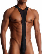 Mens Mankini Leotard Sexy Underwear Swimsuit Thong Hollow Out Wrestling Singlet Lingerie Bodysuit Jockstrap Costume