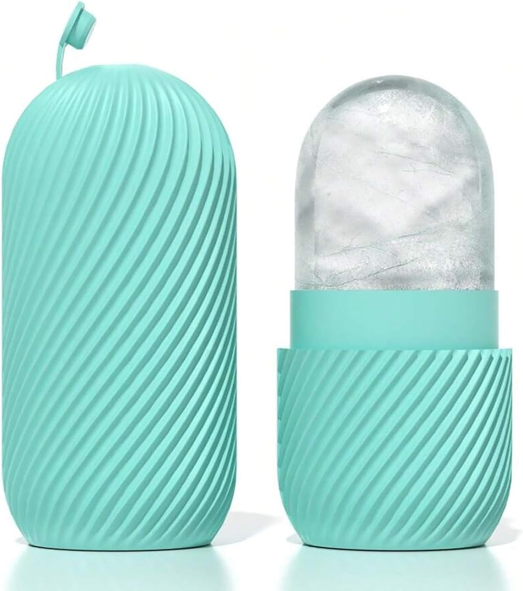 One Silicone Ice Face Roller Mold - Reusable Ice Cube Tray For Reducing Puffiness, Enhancing Skin Care And Facial Massage