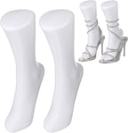 2pcs Feet Mannequin Ankle Bracelet Plastic Women Foot Model Female Sock Display Short Stocking Mannequin Manican