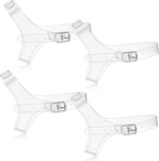 Xinnun 2 Pairs Shoe Straps for High Heels Clear Detachable Shoe Belt Ankle Strap Women Anti Loose Shoelace Accessories(Classic Style)
