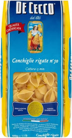 De Cecco Conchiglie Rigate (500g) - Pack of 2