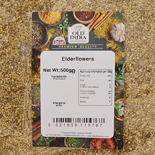 Old India Elderflowers 500 g