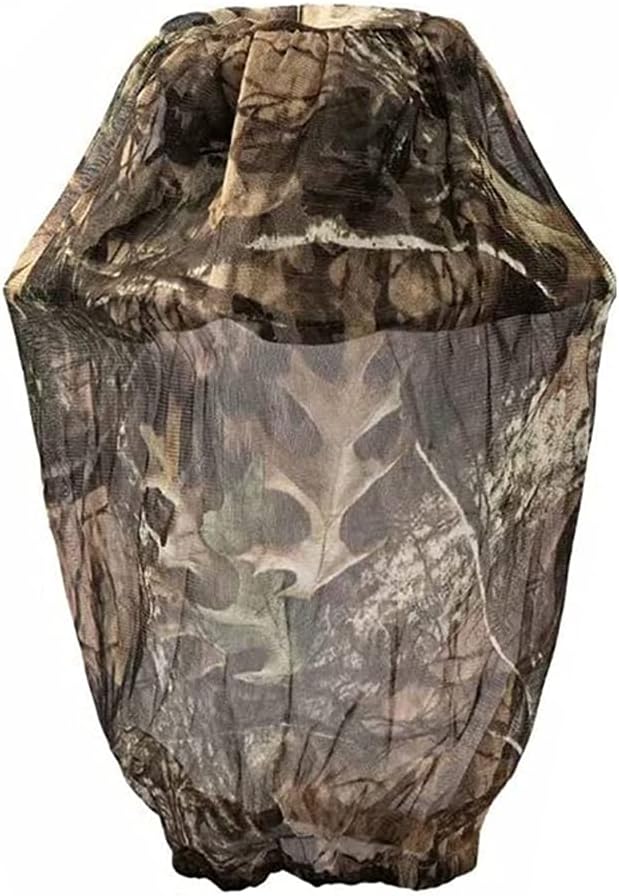 2 Packs Mosquito Head Nets Gnats Camo Face Netting for Any Outdoor Activities Works Over Most Hats