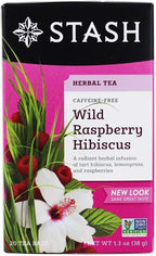 Stash Tea Tea Wild Raspberry Hibiscus 20 Tea Bags