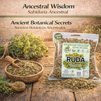 Ruda Seca Herbal Tea (4 oz) – 100% Natural Rue Dried Herbs (Ruta graveolens) – Traditional Botanical Infusion – Wildcrafted Loose Leaf – Caffeine-Free, Vegan, Non-GMO – Authentic by BEXPERTSUSA