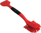 Norpro 1088R Scrub Brush/Scraper, Red, 13-inch