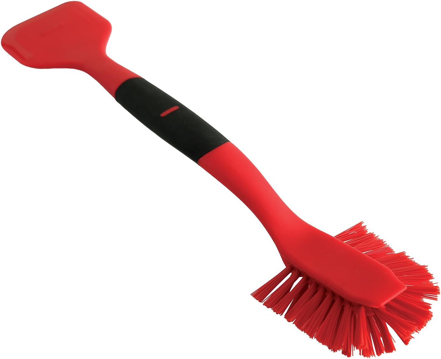 Norpro 1088R Scrub Brush/Scraper, Red, 13-inch