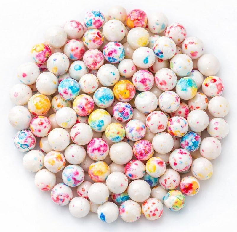 Nutic Mini Jawbreaker In Fun Psychedelic Colors | 1/2-Inch Jawbreaker Candy Made In USA | Long-Lasting Gobstoppers, Bulk 1 Pound (1/2" Inch)
