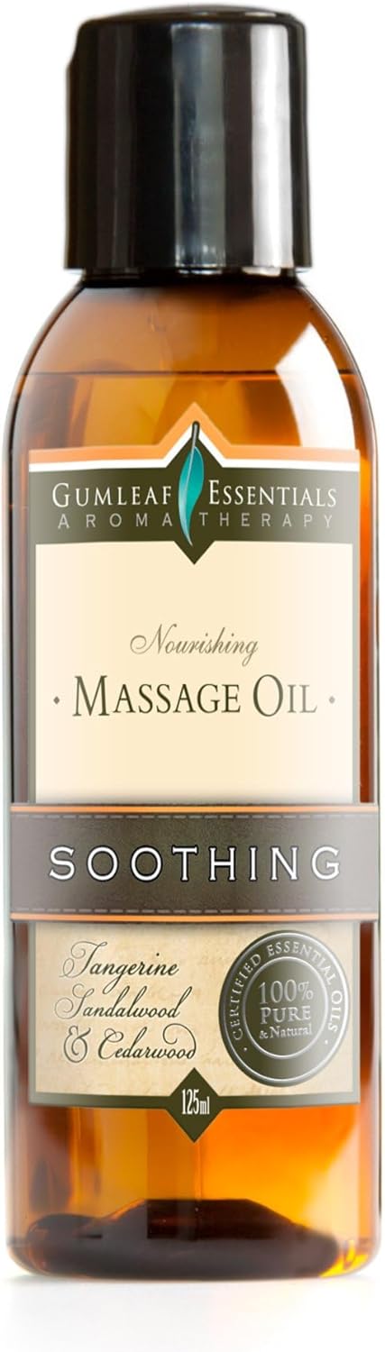Gumleaf Essentials Soothing Massage Oil - 4.2fl oz, Cruelty Free & Vegan, 100% Pure & Natural, 100% Recycled & Recylable Packaging