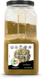 Ābel Spice Farm Ground Sage, Premium Steam Treated Natural Kosher-Certified Non-GMO Herb, 3.53 Lb Bulk Pack