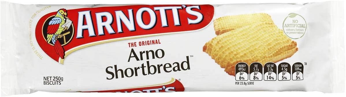 Arnotts Arno Shortbread 250g