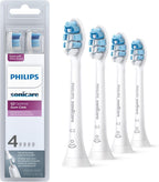 Philips Sonicare G2 Optimal Gum Care Replacement Toothbrush Heads, 4-Pack, Genuine Sonicare White Brush Heads, Model HX9034/65 with BrushSync Technology – Healthier Gums in 2 Weeks