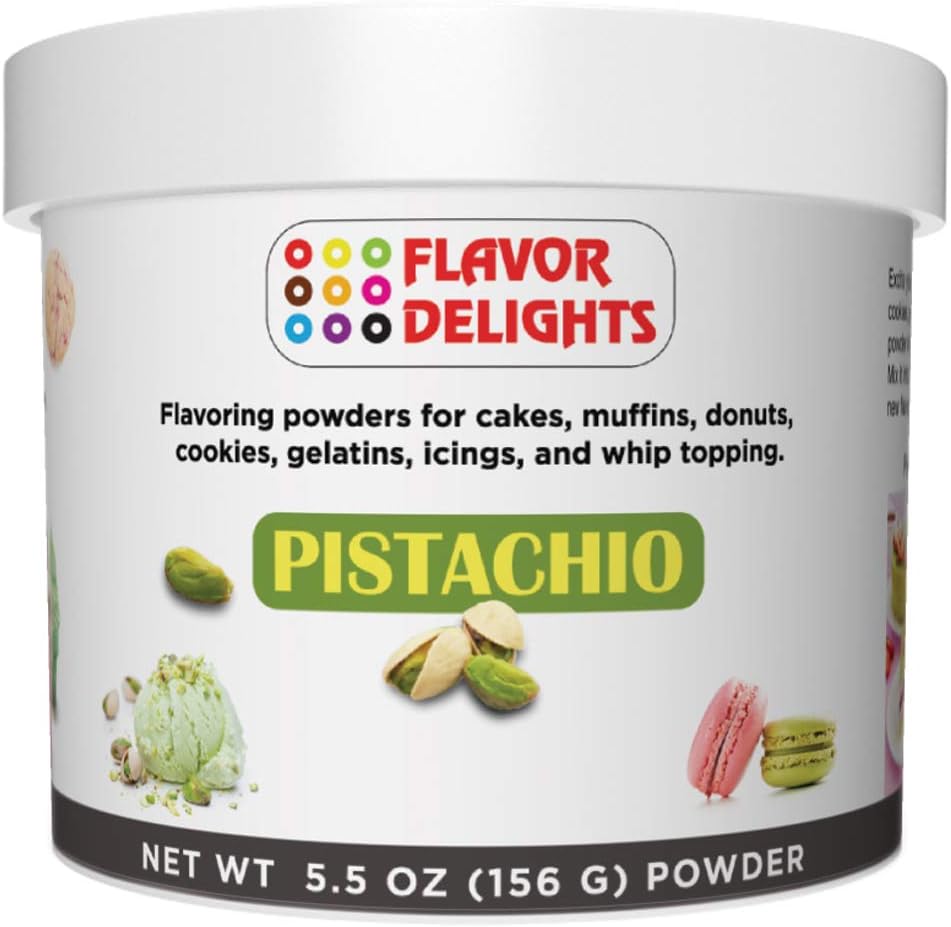 Angel Specialty Products Flavor Delights Flavored Powder Bakery Mix Pistachio