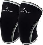 AEOLOS Knee Sleeves (1 Pair)，7mm Compression Knee Braces for Heavy-Lifting,Squats,Gym and Other Sports (XX-Large, Black)