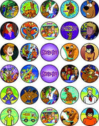 30 x Edible Cupcake Toppers – Mystery Pup Dog Inspired Collection of Edible Cake Decorations | Uncut Edible on Icing Sheet