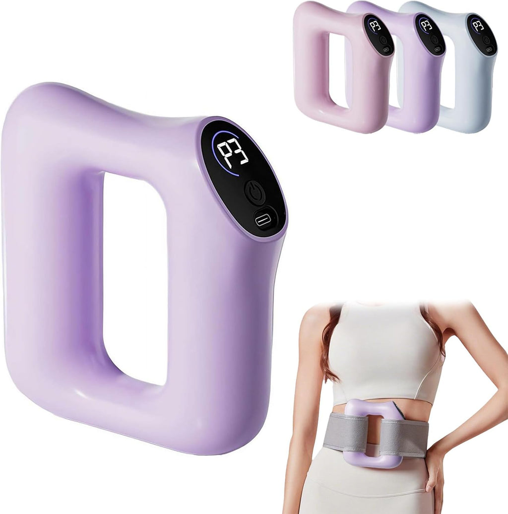 Multifunctional Full-Body Fascia Ring,2025 Upgraded Full-Body Fat Burning and Shaping,Adjustable 3 Modes/5 Levels Deep Tissue Vibrations with Portable Design,Ergonomic Electric Fascia Massager (C)