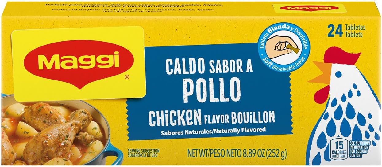 Maggi, Soft Dissolvable Chicken Bouillon, 8.89 Ounce