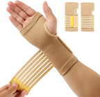 2Pcs Elastic Bandage Wrist Guard Support Arthritis Sprain Band Carpal Protector Hand Brace Accessories Sports Safety Wristband