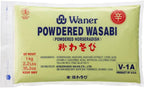 Kinjirushi Waner Wasabi Powder 1kg / 2.2 lbs, Powdered Wasabi for Sushi, Horseradish Powder, Bulk Size, No Corn Starch, Strong Spicy Flavor, Made Locally