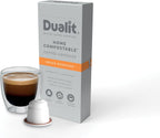 Dualit Indian Monsoon Original Line Compatible* Home Compostable Capsules - 80 pack - 80 Servings of Eco Friendly Single Origin Coffee Pods - 100% Home Compostable Capsules - 8 X 10 packs