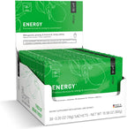 Natural Energy Drink Mix - 124mg Caffeine from Ginseng & Guarana | Sugar-Free, No Crash Pre-Workou Powder | B Vitamins, Magnesium & Zinc | Focus & Performance | Keto, Vegan | 30 Sachets