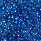 Sentovac Edible Royal Blue Pearl Sugar Sprinkles 4.23oz/ 120g Edible Candy Pearls for Decorating | Edible Cake Cupcake Sprinkles for Christmas | Cake Topper Decorations