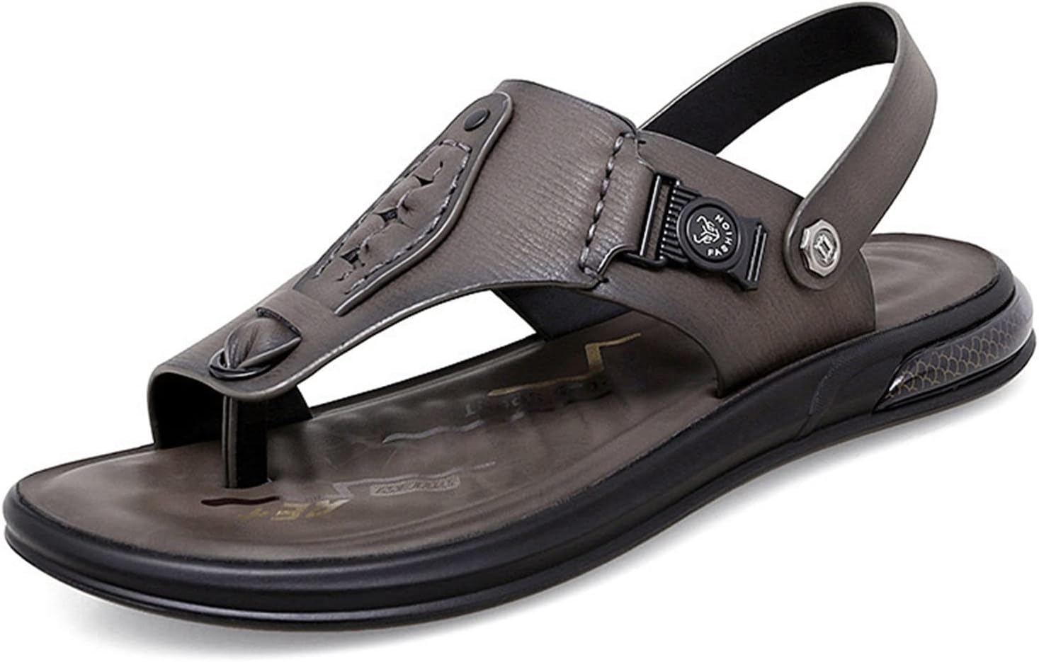 Men's Orthopedic Sandals, Sandals for Bunions, Big Toe Foot Correction Sandal,for Pain Relief Hallux Valgus Bunion Symptoms (Color : Bronze, Size : 7)
