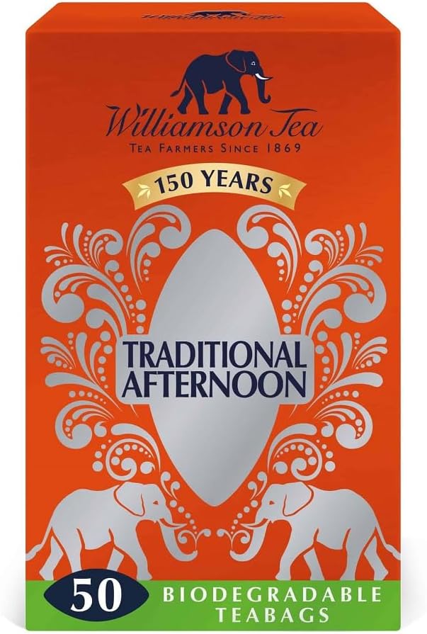 Williamson Traditional English Afternoon 50 bags 125g (Pack of 6)