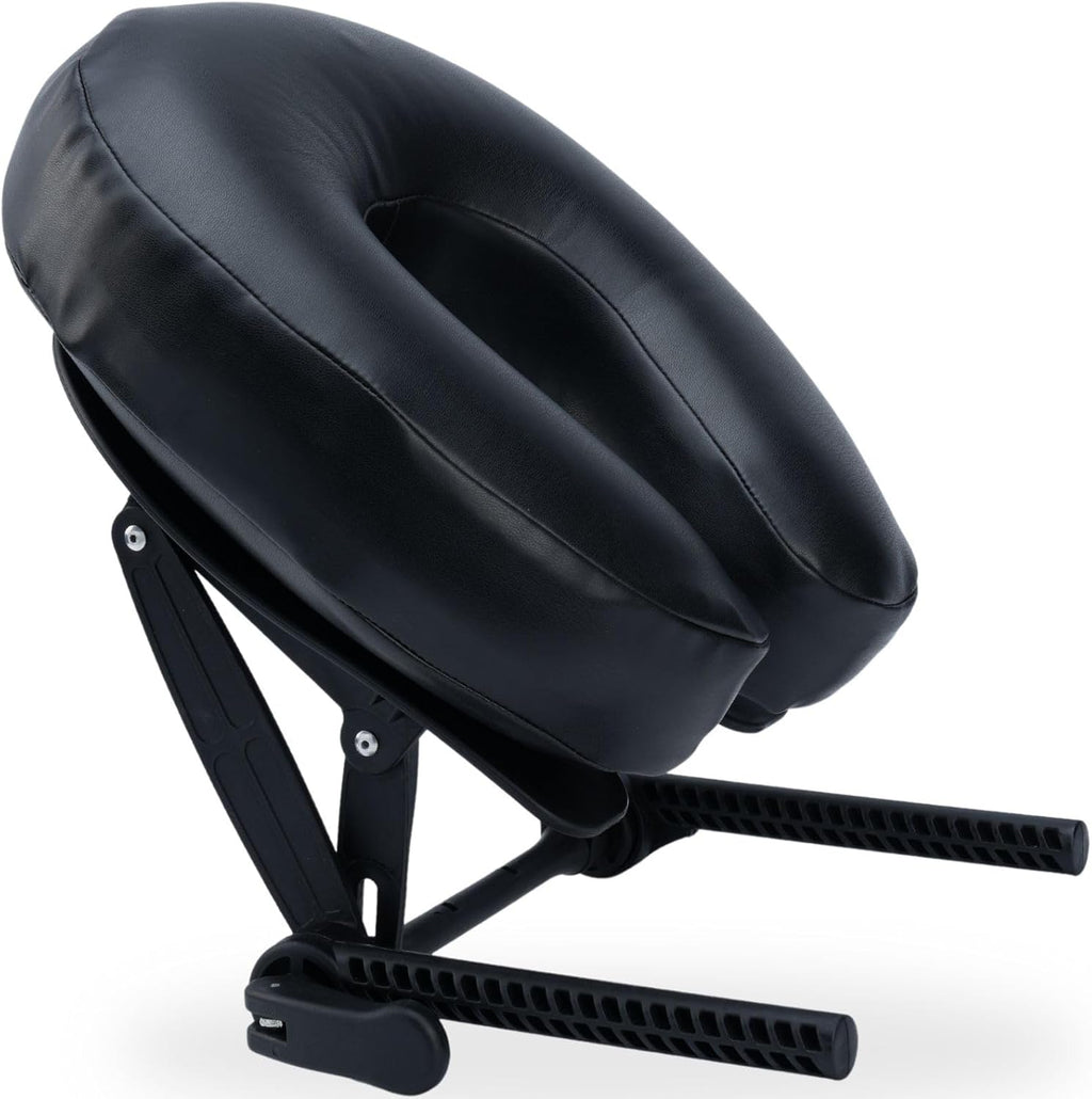 Massage Face Cradle with Cushion Massage Table Headrest, Fit Most Massage Table, Memory Foam, Adjustable
