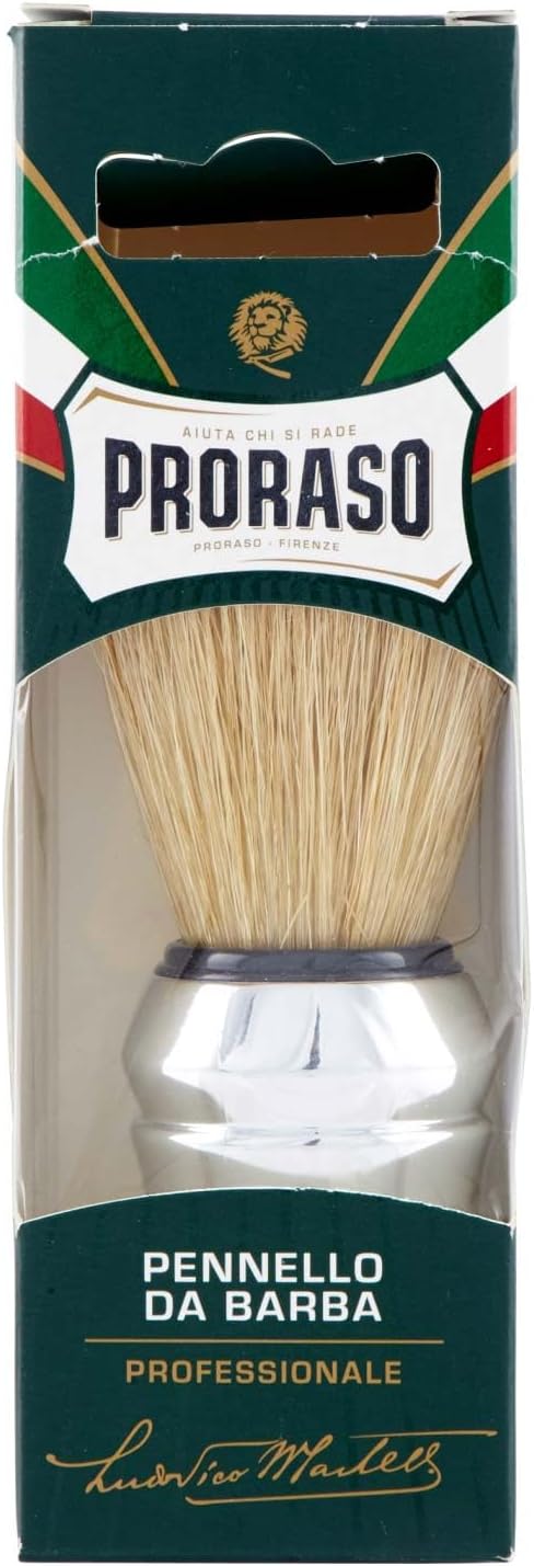 Proraso Professional Shaving Brush - Natural Boar Bristles - Premium Wet Shave Brush
