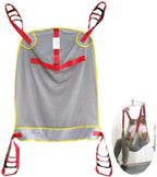 Toileting Patient Lift Sling Transfer Belt with Four Point Support Full Body Sling for Transfer from Bed to Wheelchair,Recliner,Shower Chair or Toilet