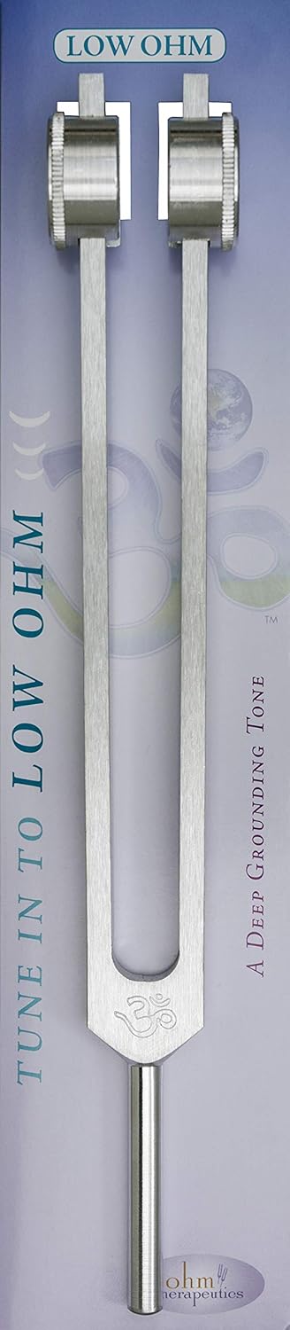 Ohm Therapeutics Low OHM (OM) Tuning Fork for Practitioners and Sound Therapy (68.05 hz) Helps Reduce Swelling & Inflammation - Made in USA