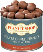 The Peanut Shop of Williamsburg Milk Chocolatey Covered Peanuts, 10 Ounce