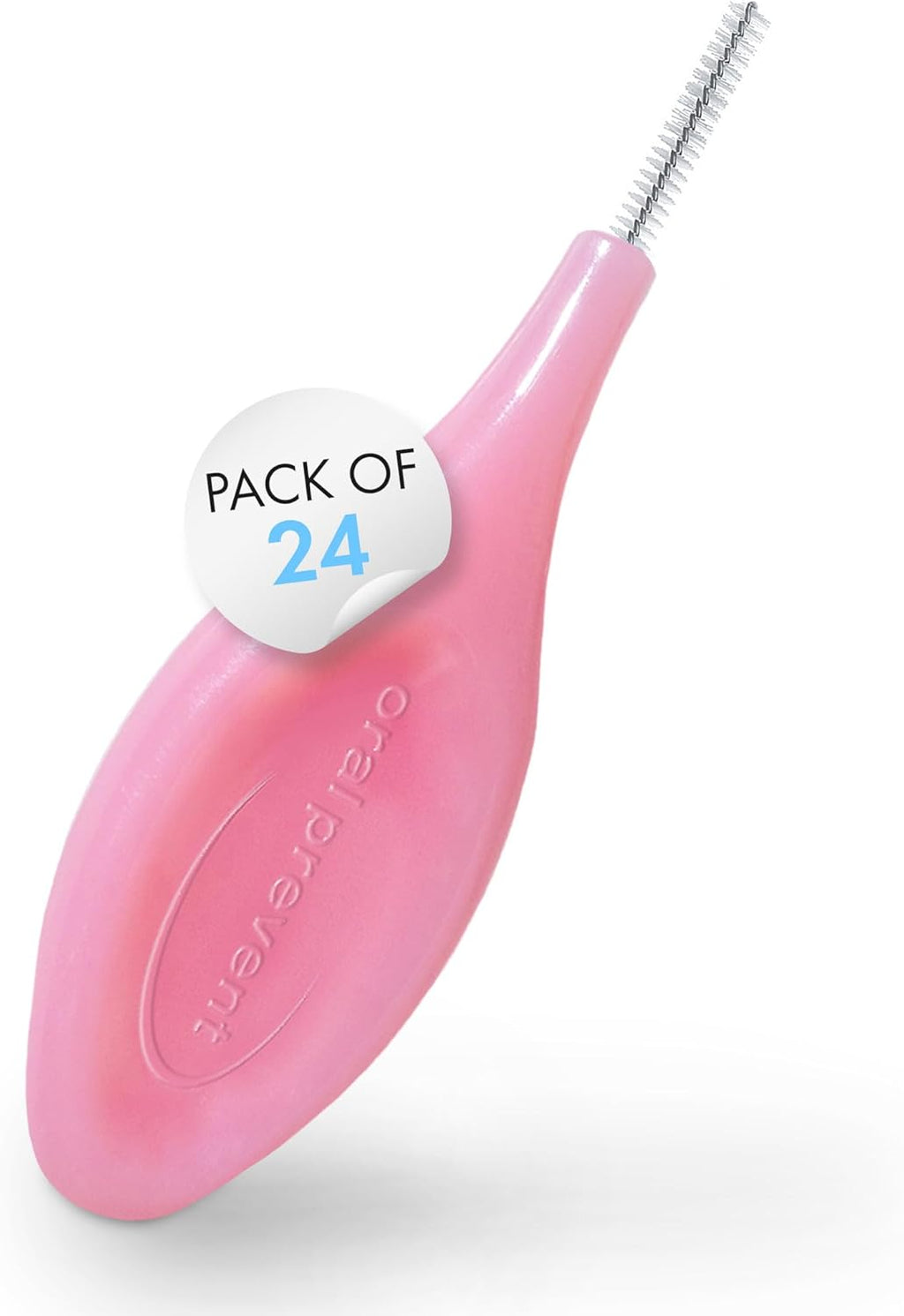 Smart Grip Interdental Brushes 0.40 mm – Pink – ISO 0 – Deep Cleaning Between Teeth – Ultra-Fine Dental Picks – 24 Pack