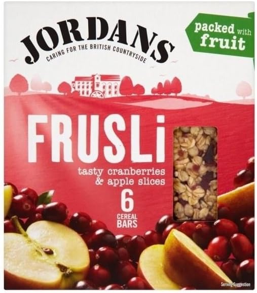 Jordans Frusli Cranberry & Apple Cereal Bars (6x30g) - Pack of 2