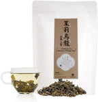 iTeaworld Jasmine Oolong Loose Leaf Tea, Fujian Anxi Tieguanyin Whole Leaf, Natural Jasmine Aroma, No Sugar & Additives, Hot & Cold Brew, Sealed Bag, 3.52oz