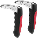 Car Handle Assist for Elderly, 2 Pack Handicap Car Door Assist Handle 3 in 1 Multifunction Portable Car Assist Handle for Safe Entry/Exit Car for Elderly, Seniors, Handicapped (Red)
