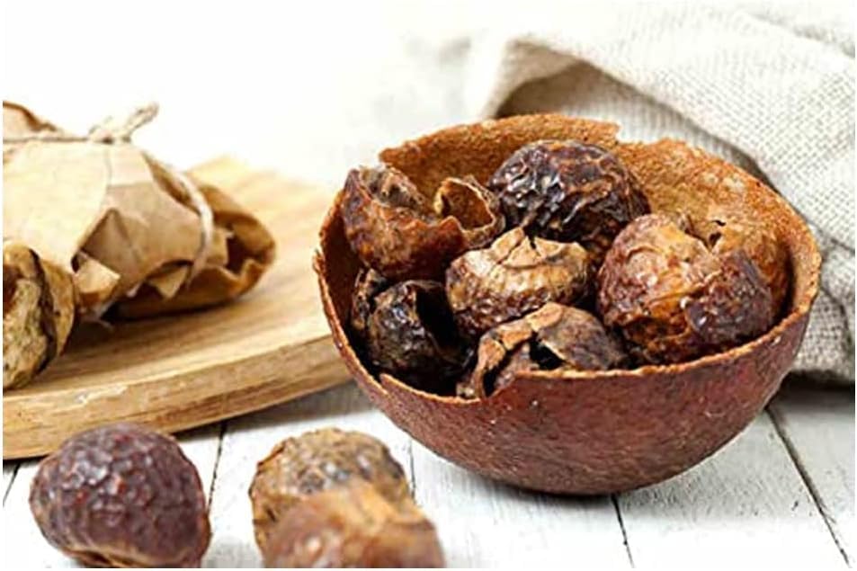 100% Natural Reetha Soap Nuts – Aritha/Areetha/Kunkudukaialu | Whole Dried for Reetha Powder, Shampoo & Oil | Herbal Hair Care for Men & Women (100g)