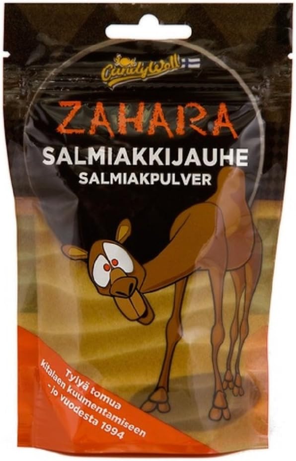 2 Bags x 50g of Candywell Zahara Salmiakkijauhe - Salmiac Powder - Original - Finnish - Salmiak - Salty Licorice - Powder