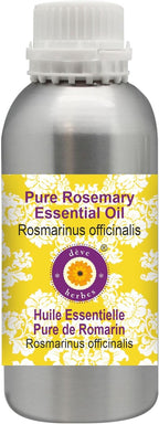 Deve Herbes Pure Rosemary Essential Oil (Rosmarinus officinalis) Steam Distilled 630ml (21 oz)
