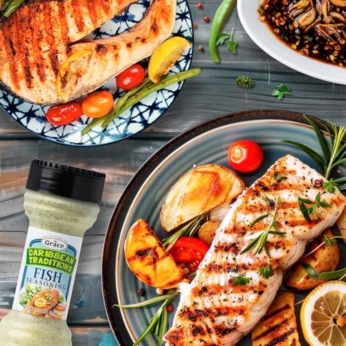 Grace Caribbean Traditions Seasonings - 2 Pack - Fish Spices & Seasonings for Cooking - Fish Seasoning Spice - Authentic Jamaican