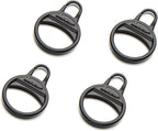 Zpsolution Zipper Ring Pulls Zipper Tab Replacement for Luggage Suitcase Backpack Handbags Boots Jackets