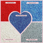 Confect Edible Christmas Sprinkles | Assorted Pack of 5 Mix Patriotic Red, White, Blue & Silver Jimmies | Sprinkles For Cake & Cupcake Decorations | Vegan, Gluten-Free, Soy-Free, Dairy-Free, Palm Oil-Free- 5 Oz